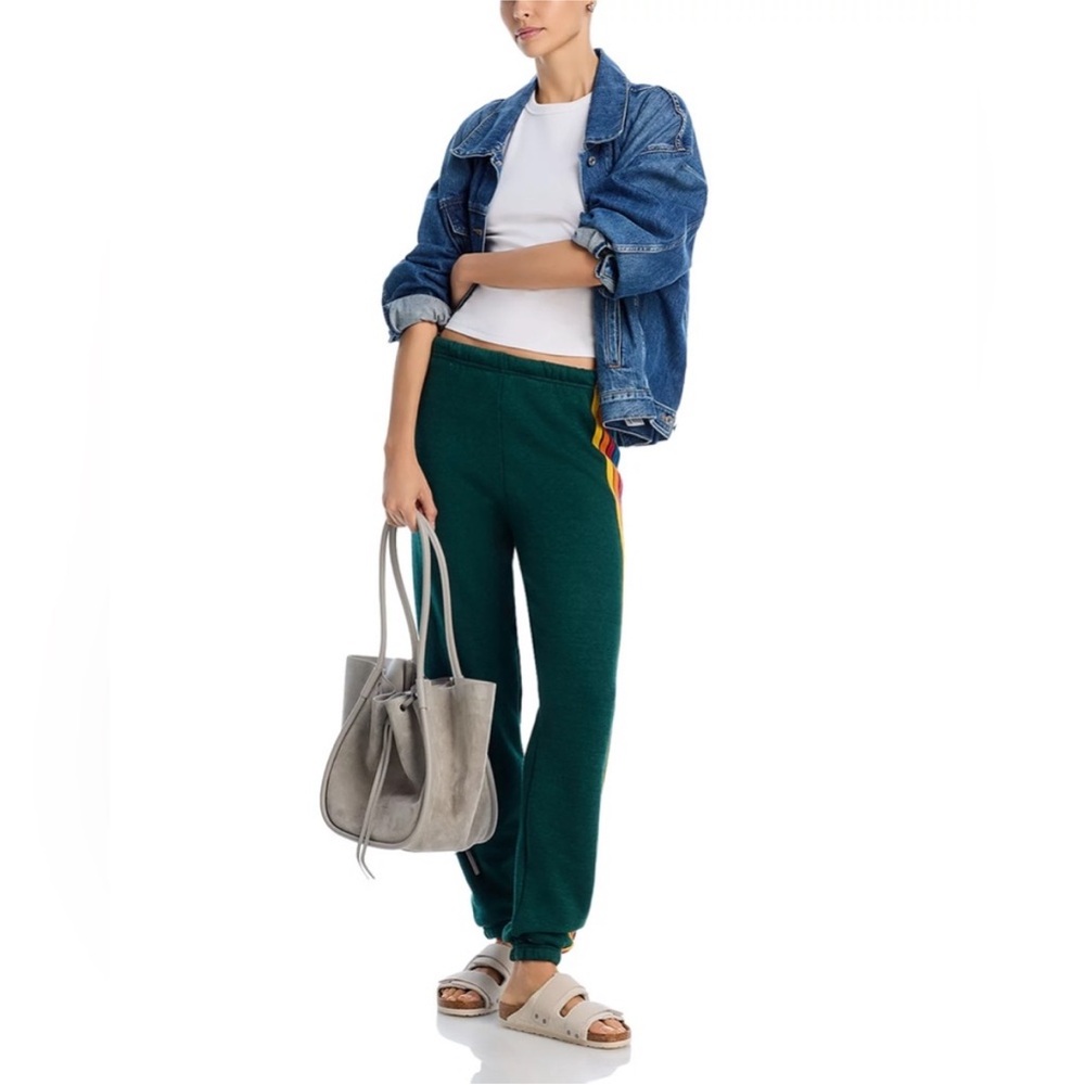 Aviator Nation Green Sweatpants Size Medium